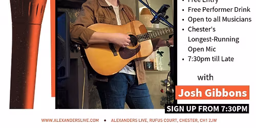 Open Mic Night with Josh Gibbons