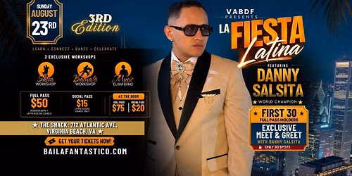 La Fiesta Latina with Danny Salsita at The Shack