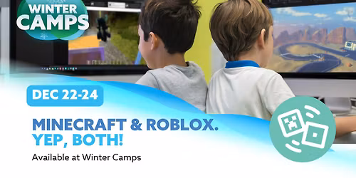 Winter Camp: Minecraft & Roblox Winter Wonderland!