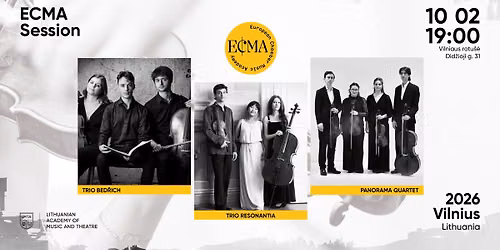 Europos kamerin\u0117s muzikos akademijos (ECMA) sesijos koncertas