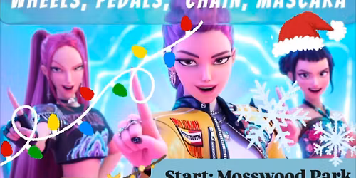 East Bay Bike Party December: Christmas K-Pop Demon Riders!