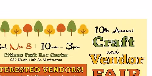 Craft and Vendor Fair - 10th Annual