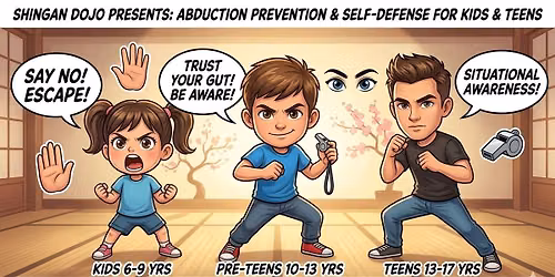 Abduction Prevention Workshops - August 8th