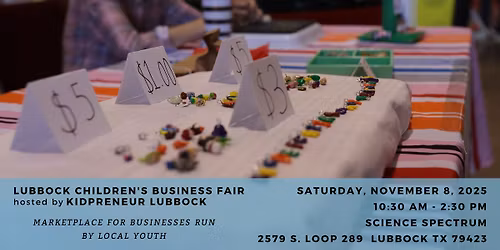 Lubbock Children's Business Fair 2025