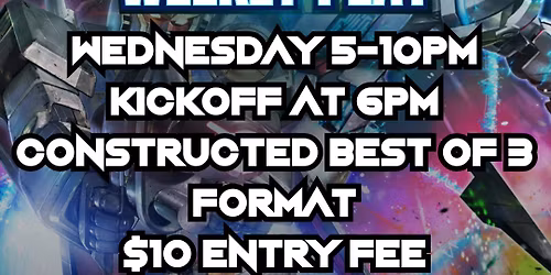 Gundam Card Game \u2013 Weekly Constructed Nights at GRG!