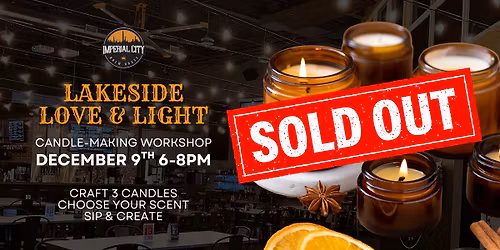 **SOLD OUT** Candle-Making Workshop