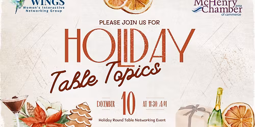 WINGS: Holiday Table Topics