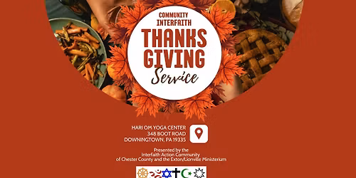Interfaith Thanksgiving Service