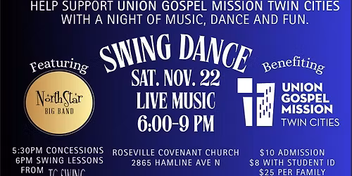 Union Gospel Mission Thanksgiving Benefit Swing Dance