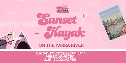 Sunset Kayak Tour| Melbourne Working Holiday Girls