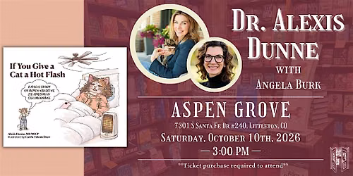 Dr. Alexis Dunne with Angela Burk Live at Tattered Cover Aspen Grove
