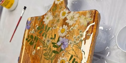 Copy of Pressed flower resin  Class at the Bloomin Cottage
