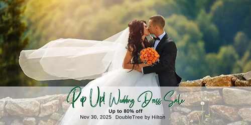 Kingston Pop Up Wedding Dress Sale