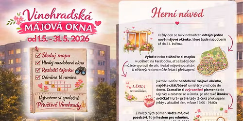 Vinohradsk\u00e1 m\u00e1jov\u00e1 okna 2026 \ud83c\udf38