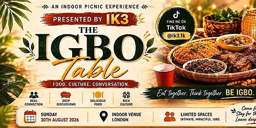 The Igbo Table: Food, Culture & Conversation