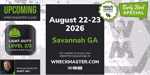 Savannah GA level 2\/3 August 22-23, 2026