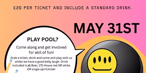 FRIENDLY POOL FUNDRAISER