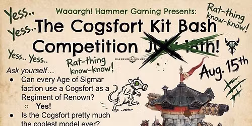 Cogfort Kit Bash Competition 