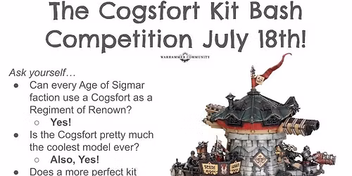 Cogfort Kit Bash Competition 