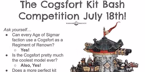 Cogfort Kit Bash Competition 