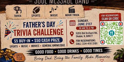Father's Day Sunday Brunch!