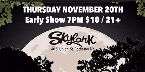 The Forest Dwellers - Early show 7PM