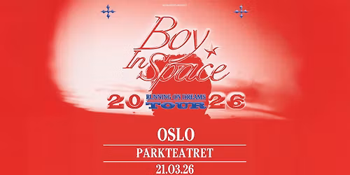 Boy In Space \/\/ Parkteatret \/\/ Pres. av All Things Live