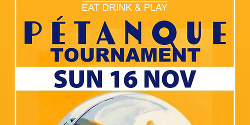 Petanque Tournament at Blue Parrot