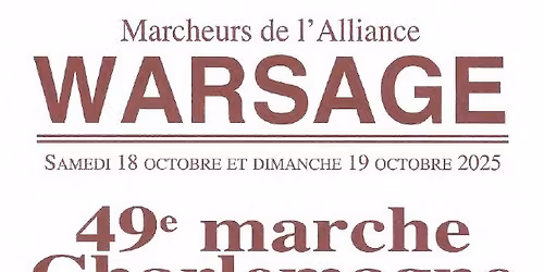 49ème marche Charlemagne