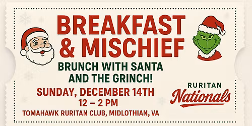 Breakfast & Mischief: Brunch with Santa and the Grinch