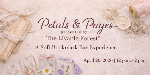 Petals & Pages: Soft Bookmark Bar Experience