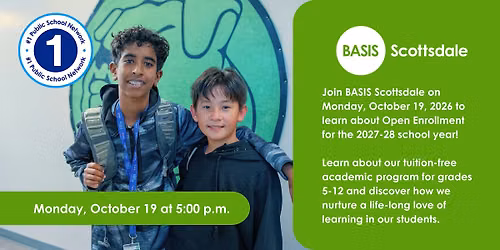 BASIS Scottsdale Open Enrollment Info Night