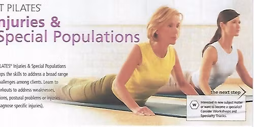STOTT PILATES\u00ae Injuries & Special Populations (ISP)