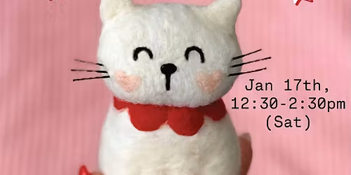 Make a Felted Smitten Kitten with Sam of Feltifriends