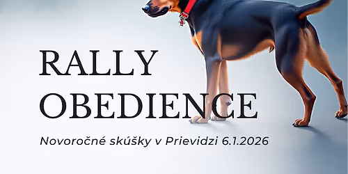 Novoro\u010dn\u00e9 sk\u00fa\u0161ky RALLY OBEDIENCE
