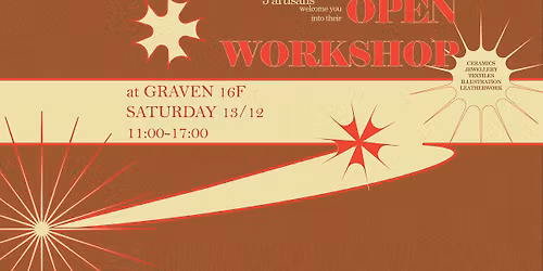 Jule\u00e5bent i v\u00e6rkstedet Graven 16F \/\/ kunsth\u00e5ndv\u00e6rk