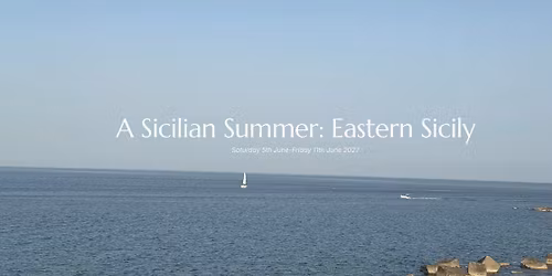 A Sicily Summer 2027: A Cullinary Adventure