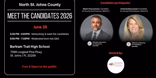 Martin Pyszczymuka - Candidate Participant: Meet the Candidates 2026 \u2013 North St. Johns County