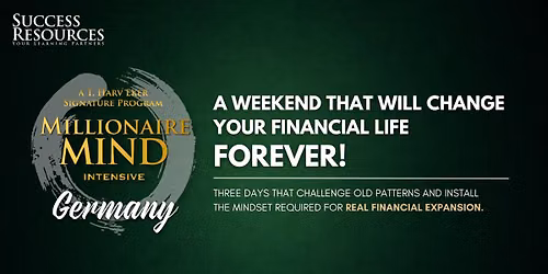 Millionaire Mind Intensive Cologne, Germany September 2026