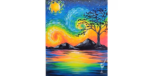 Colorful Starry Night - Paint and Sip in San Antonio | Classpop!\u2122