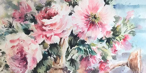 Watercolour workshop-  IN THE PINK 