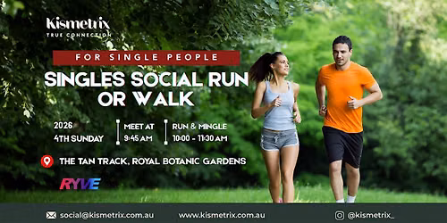 Aug 23 | Kismetrix Social Run\/Walk + Coffee - The Tan - Botanical Gardens