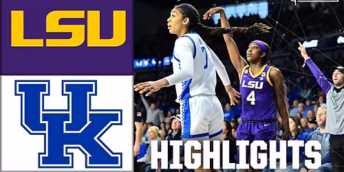 Kentucky Wildcats at LSU Lady Tigers Womens Basketball