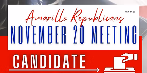 Candidate Meet & Greet November 20 AR Meeting