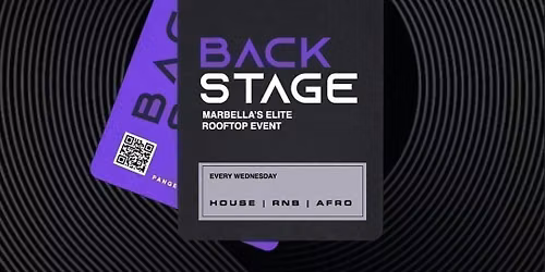 Backstage Wednesdays at Pangea Club Marbella