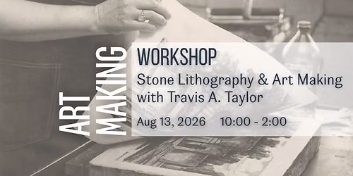Stone Lithography Print & Stamp-making Workshop