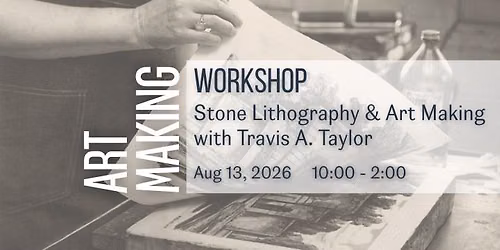 Stone Lithography Print & Stamp-making Workshop