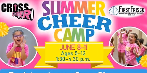 Cheerleading Camp at First Frisco Global Methodist Church