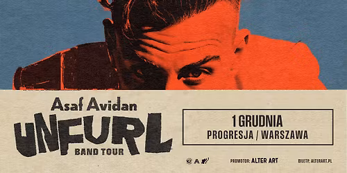 ASAF AVIDAN | 1.12.2025 | PROGRESJA, WARSZAWA