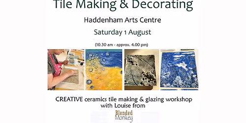 Ceramic Tile Making & Glazing Workshop